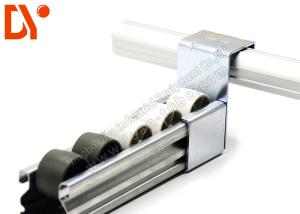 Quality DY04 Assemble Line Sliding Track Hardware Roller Track Connector / Fittings wholesale
