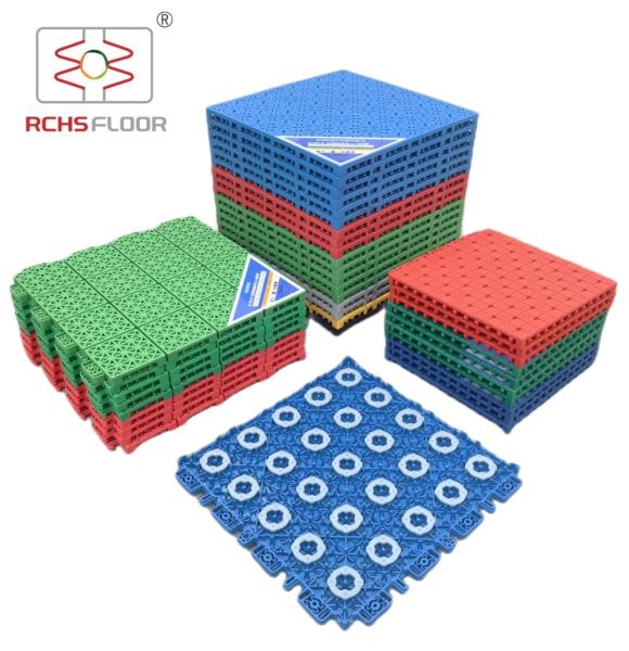 EU SVHC Environment Outdoor Sports Tiles 1.8cm Thickness 2.2mm Vertical