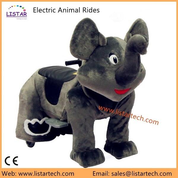 Plush Electrical Animal Toy Car Happy Wheels Game Electric Toy Animal for Rental