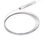 1 x2 Fiber Optic Splitter without connectors, Steel Tube package, 0.9mm cable