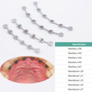 Quality Lower Size 29 31 33 35 37 Orthodontic Dental Brackets Inside Oral Cavity Lingual Retainer Bonding Splints Packaged in Plastic Bag wholesale