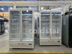 Commercial Triple Glass Freezer 4 Doors Upright Display Refrigerator