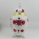 Shinny Gifts Color Drawing Toothpick Holder Automatic Zinc Alloy Toothpick