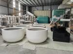 Large Tall Fiberglass Planter Pots For Outdoor Garden Decoration