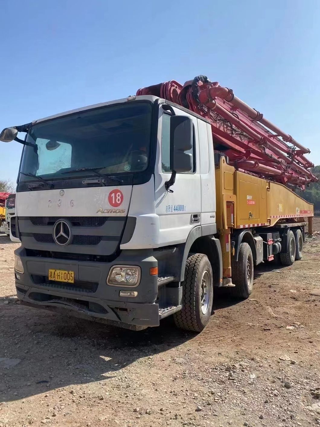 2019 Sy 56m Concrete Pump Mercedes Benz Truck Price
