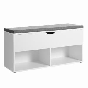 Quality SGS Entryway Small Cube Shoe Rack Furniture Wooden Shoe Cupboard With Seat wholesale