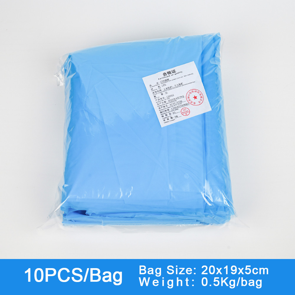 Disposable Isolation Gowns Protective Gowns with Long Sleeves Non-Sterile Examination Gowns