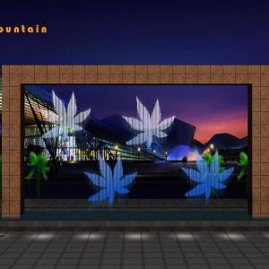 Quality electric fountain indoor digital water curtain fountain wholesale