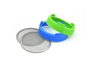 Quality 1pc Sprouting Jar Lids 304ss Metal Mesh Screen Food Grade wholesale