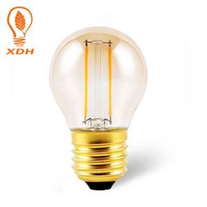Quality E27 2W LED Filament Bulb G45 120V 220V E26 Amber Globe wholesale