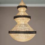 Top Luxury Crystal Staircase Chandelier Lighting Villa Lobby Hotel Project Large