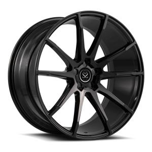 Quality 22 Inch Polish 2 Piece Forged Rims For Camaro Black wholesale