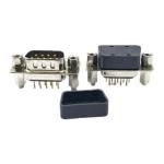 1.0AMP Male Female Right Angle D-SUB Connectors DB9 9pin PCB Mount