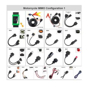 Quality OBDSTAR MOTO IMMO Kits Motorcycle Full Adapters Configuration 1 for X300 DP Plus X300 Pro4 wholesale