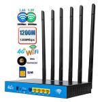 IOT 2.4G 5.8G 1200Mbps Dual Band Wireless CPE Industrial Grade Sim Card 3g 4g 5g