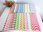 Custom Colorful Plastic And Paper Straws Disposable Drink Biodegradable