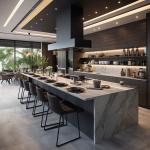European Style American High End Marble Sintered Stone Glass Lacquer Kitchen