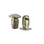 Universal Undercut Slotted Head Model 3/8" x .500" Steel Quarter Turn Dzus Stud