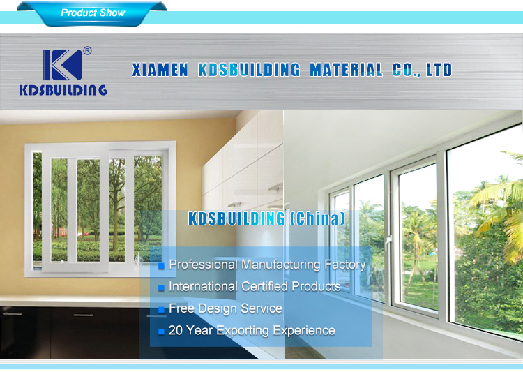 KDSBuilding Plastic Windows Pvc Sample Design Double Glaze Upvc Slide Window With Security grill