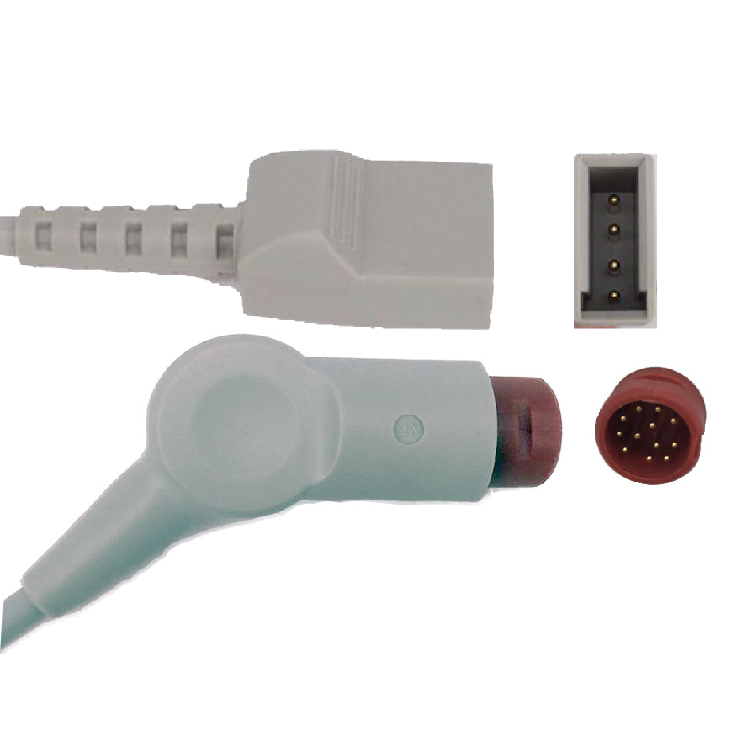 Medical TPU 12 Pin IBP Cable To Utah Transducer