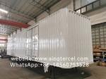 Box Semi Trailer Personalized Enclosed Semi Trailer White With Side Door
