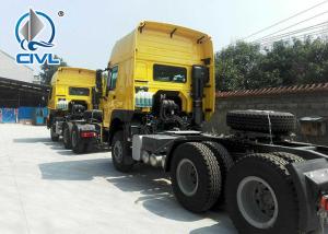 Quality 6x4 Yellow Color SINOTRUK HOWO Tow Tractor Truck RHD 10 Wheels 371 HP ZZ4257S3241W wholesale