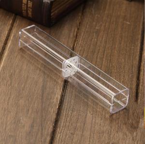 Quality Lowest Price Transparent plastic PVC pen Box gift promotion use wholesale