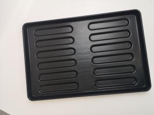 Quality 0.8mm Aluminum Steel 12 Cavity Hot Dog Mold Pan with PTFE coating wholesale