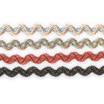 Oeko-Tex 100 1.5cm Dress Metallic Rick Rack Trim