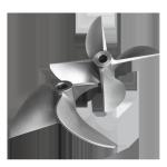 TS16949 316 Stainless Steel Shear Outboard Propellers Mirror Polish