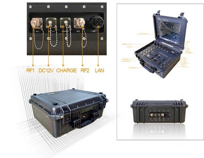 Pelican Case Wireless Ground Control Station COFDM Telemetry GCS for UAV Application