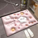 Swell Small Garden Diatom Mud Bath Mat Toilet Foot Mat