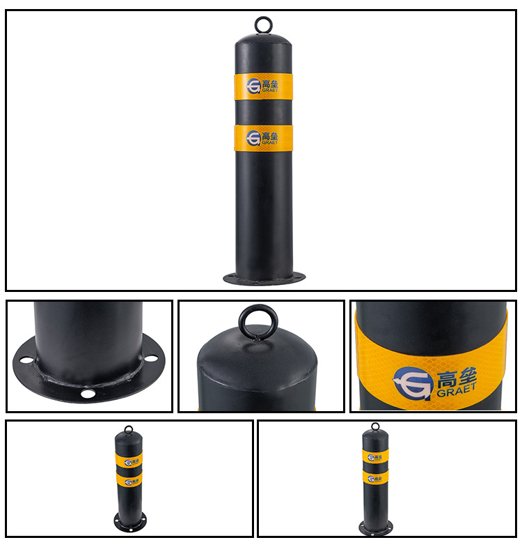 OEM Floor Mounted Bollards 316SS Surface Mounted Bollard 0.6M