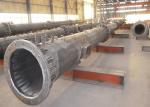 Hot-dip Galvanizing 60m Monopole Telecom Antenna Tower , Telecom Single Pole