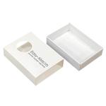 Personalised Black White Paper Match Style Drawer Gift Box Packaging Custom