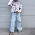Custom logo High Quality Tee Casual Double Layeredt Premium Puff Print Vintage