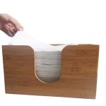 EU Certificate Natural Bamboo Tissue Box Cover Holder Bathroom