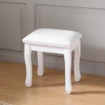 MDF 26kg Straight Solid Wood Stool With PU Leather Surface