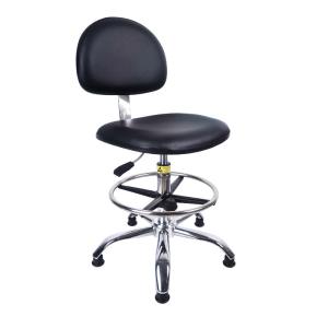 Quality Adjustable PU Leather Chairs Clean Room Office Fabric ESD Safe Lab Chairs wholesale