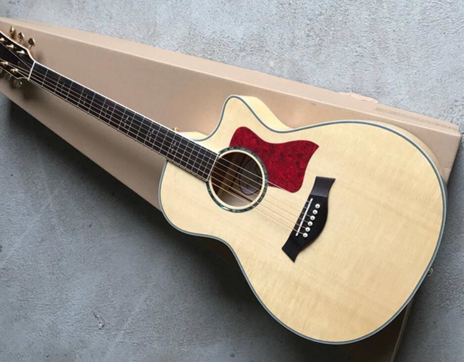612ce acoustic guitar TY 614ce acoustic electric guitar natural wood acoustic 614 guitar