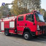 NEW Howo Fire Fighting Truck 5000L Water Foam Tanker 4X4 Fire Fighting Truck