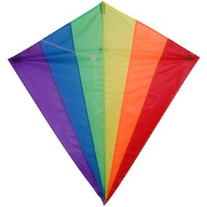 Quality Stackable Diamond Stunt Kite Colorized Fabric Nylon Material For Beach sports wholesale