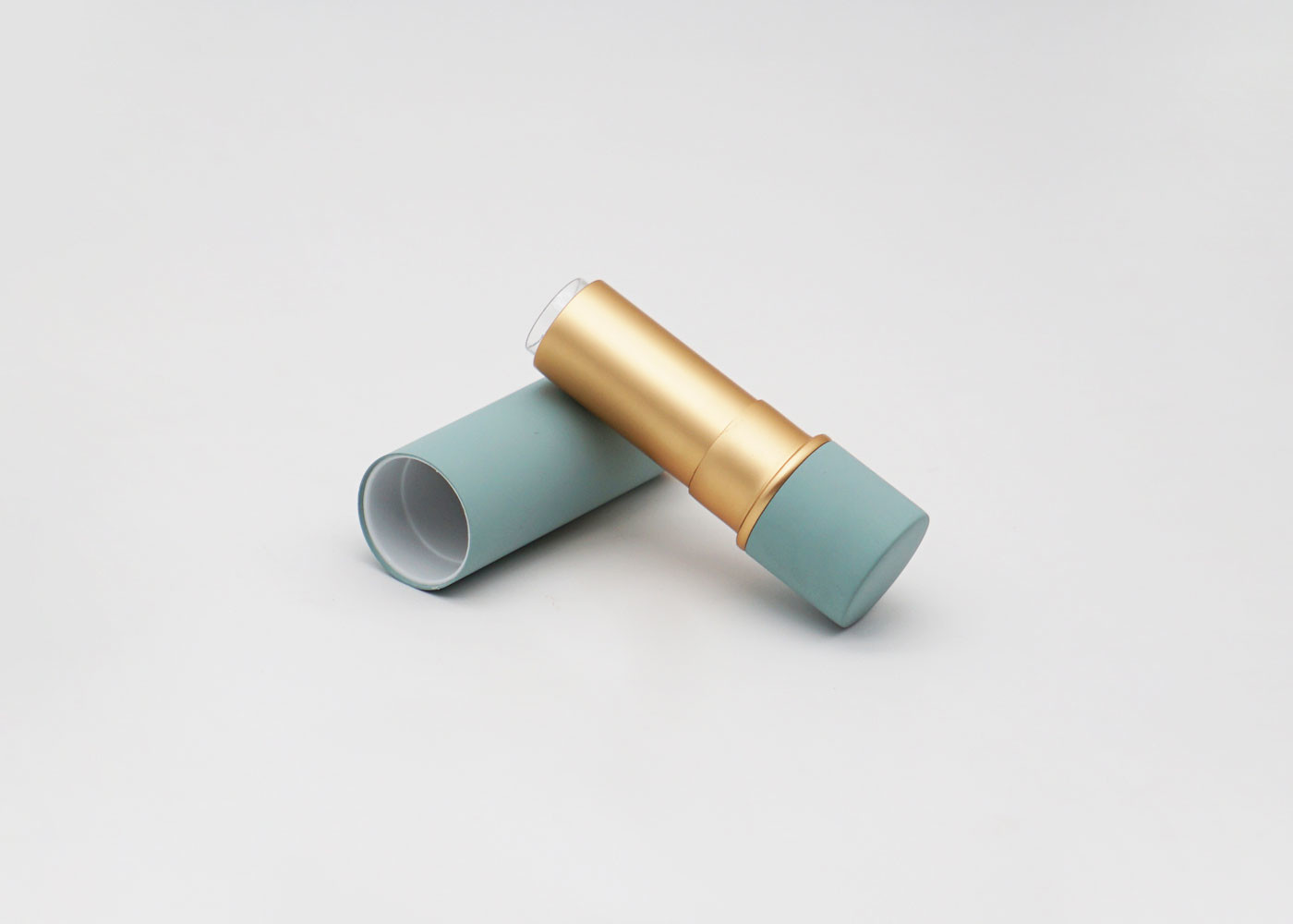 Color Spraying Cylindrical Hot Stamping Lipstick Tubes Bulk
