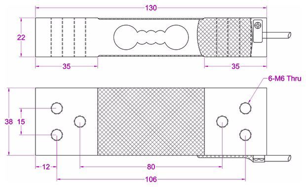 low profile load cell