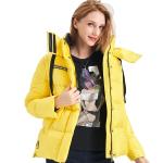 FODARLLOY foreign trade ladies warm hooded cotton-padded clothes women slim long