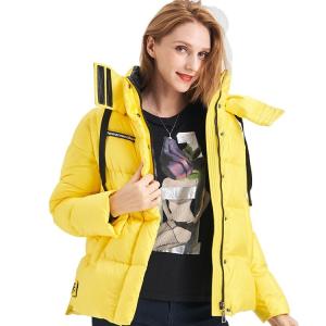 Quality FODARLLOY foreign trade ladies warm hooded cotton-padded clothes women slim long down winter coats wholesale