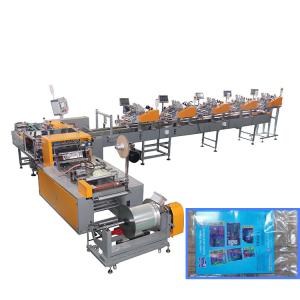 Quality 45 Package/Minute Self Adhesive Flier Flow Wrap Packing Machine wholesale