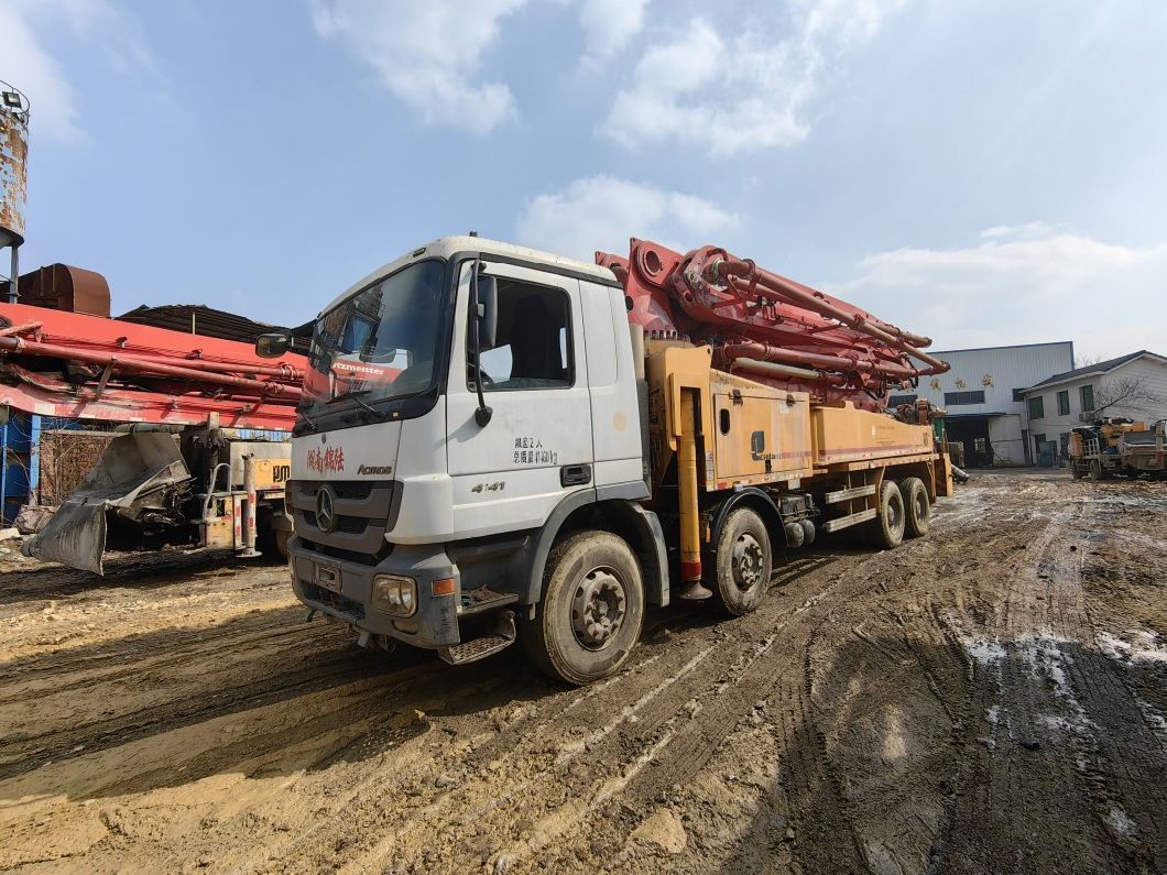 46m Putzmeister Concrete Pump Truck on Mercedes Benz Heavy Equipment