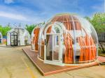 Full Transparent 360 Degree Dining Bubble Tent 27.7m2 Geodesic Dome House