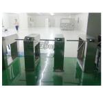 Electric Stainless Steel Access Control Turnstiles , Revolving Tripod Barrier